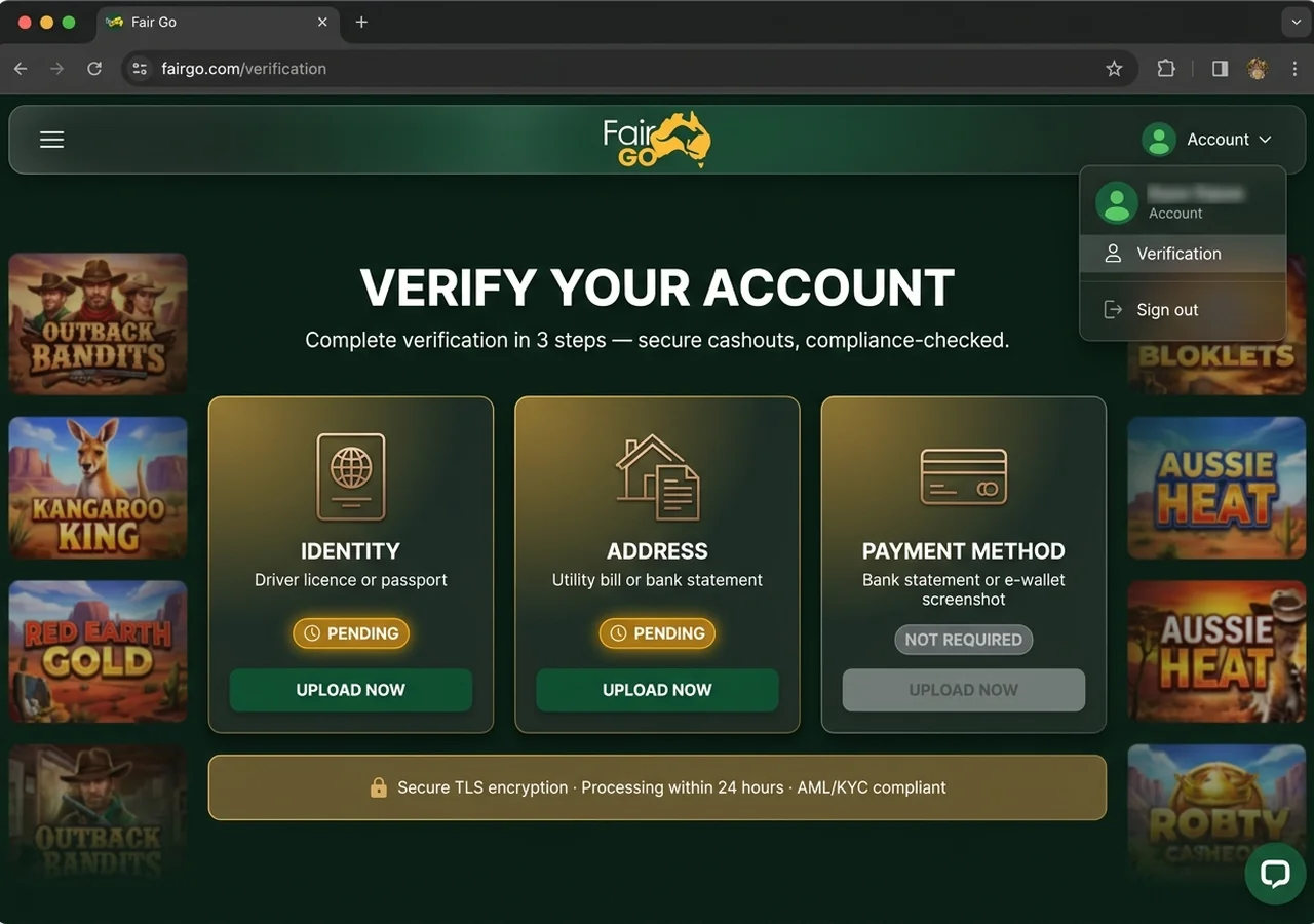 Account verification (KYC) – Fair Go